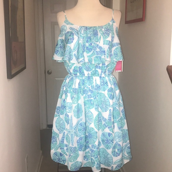 Lilly Pulitzer for Target Dresses & Skirts - Lillie Pulitzer Ruffle Blue Sundress SizeM NWT 😘